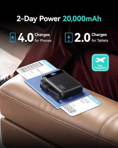 Portable Charger,Smallest 22.5W 20000Mah