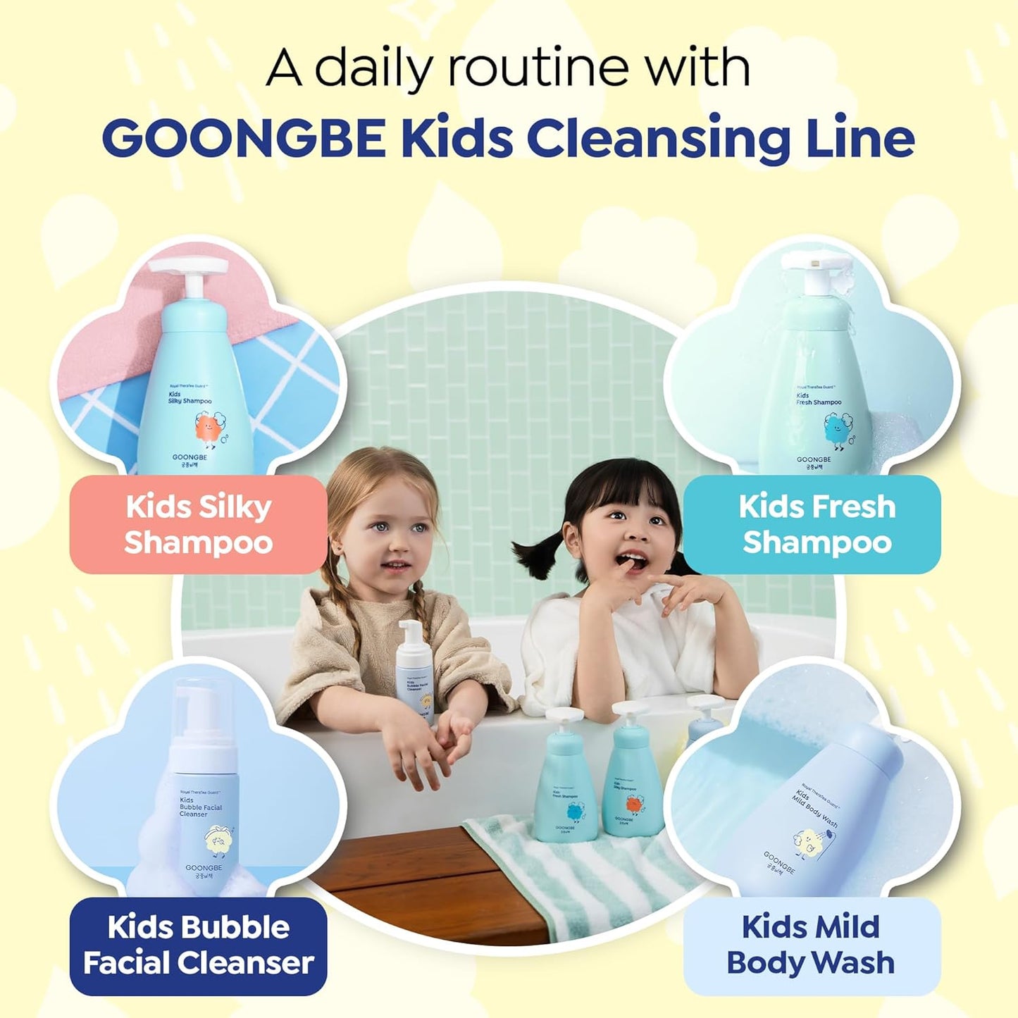 Kids Bubble Face Wash Tear-Free Micellar