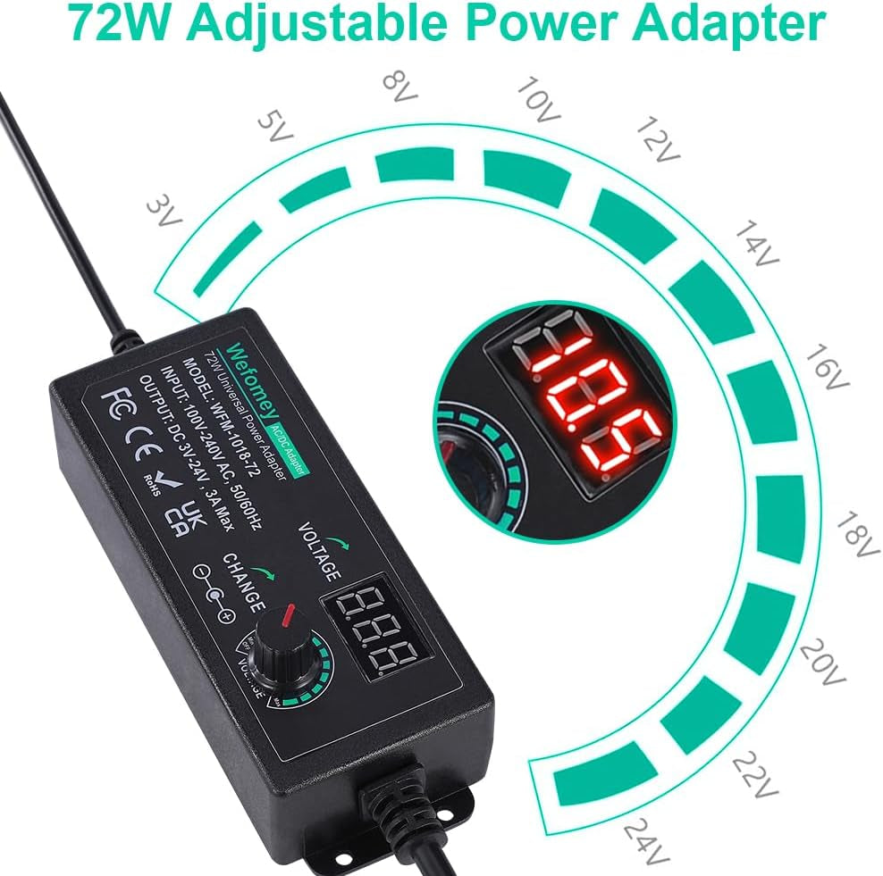 Universal Power Supply 3V~24V 3A 72W