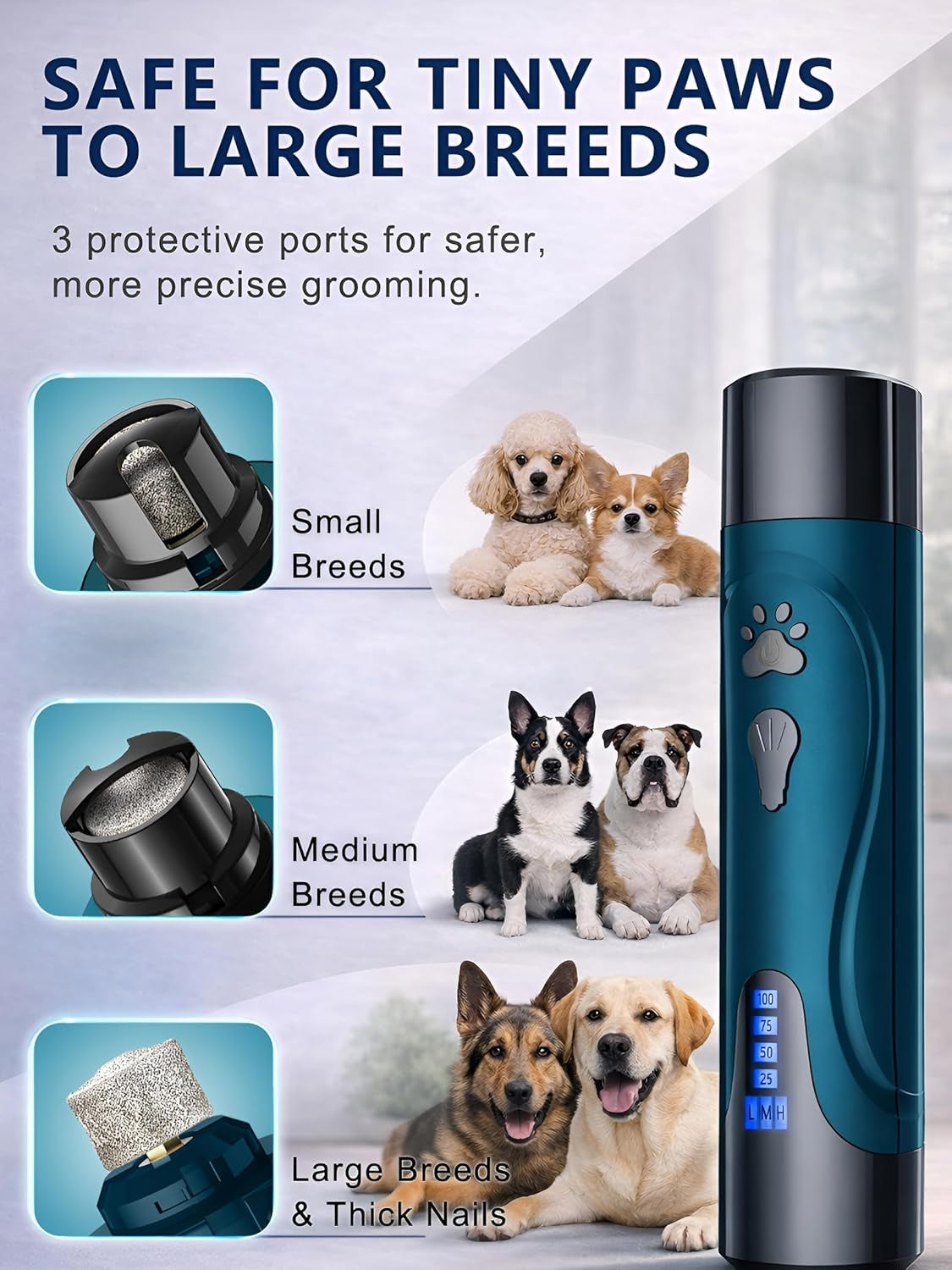 Super Quiet Dog Nail Grinder & Clippers