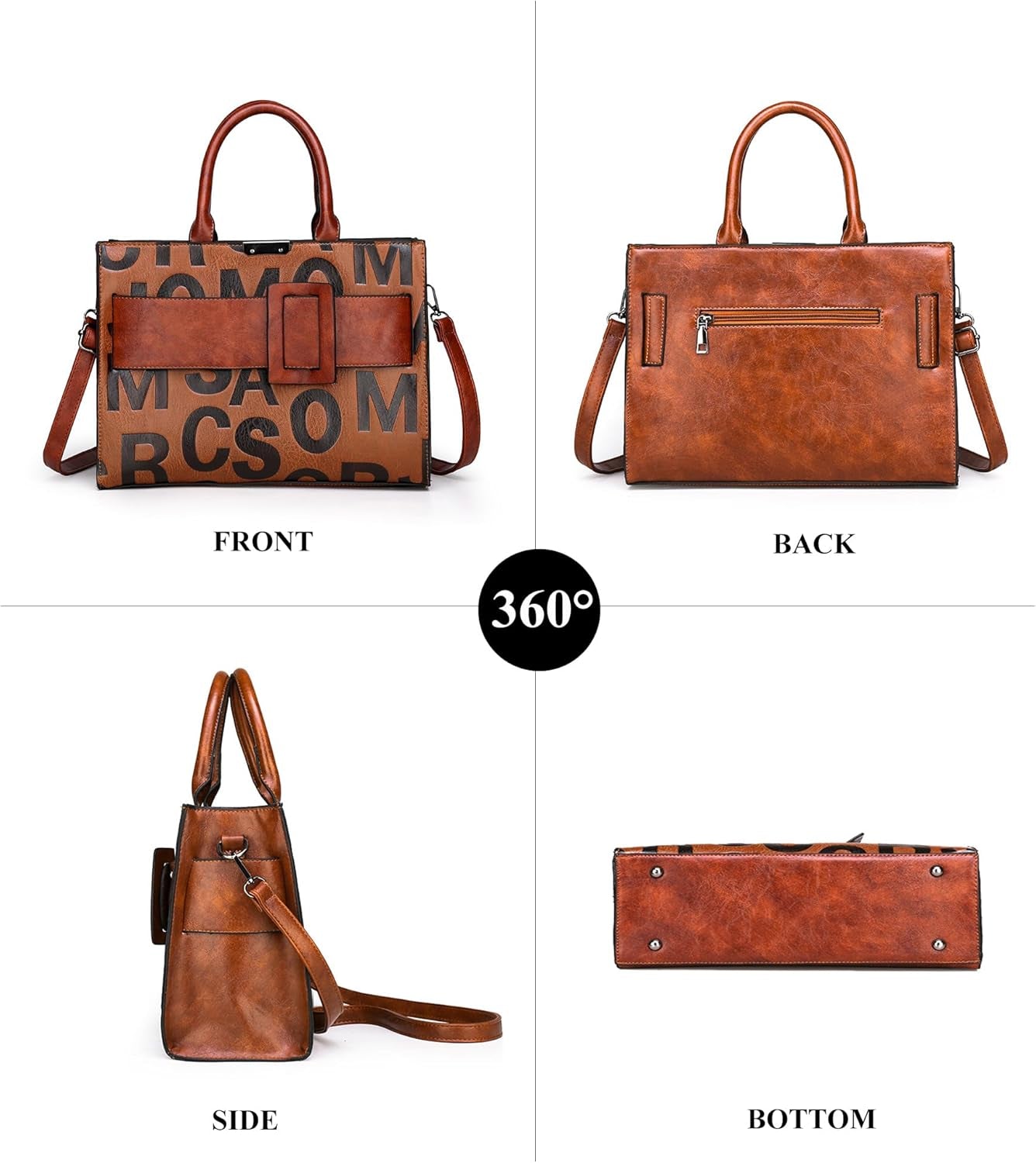 Women'S Crocodile Pattern Satchel bag