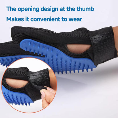 Pet Hair Removal Glove for Dogs & Cats