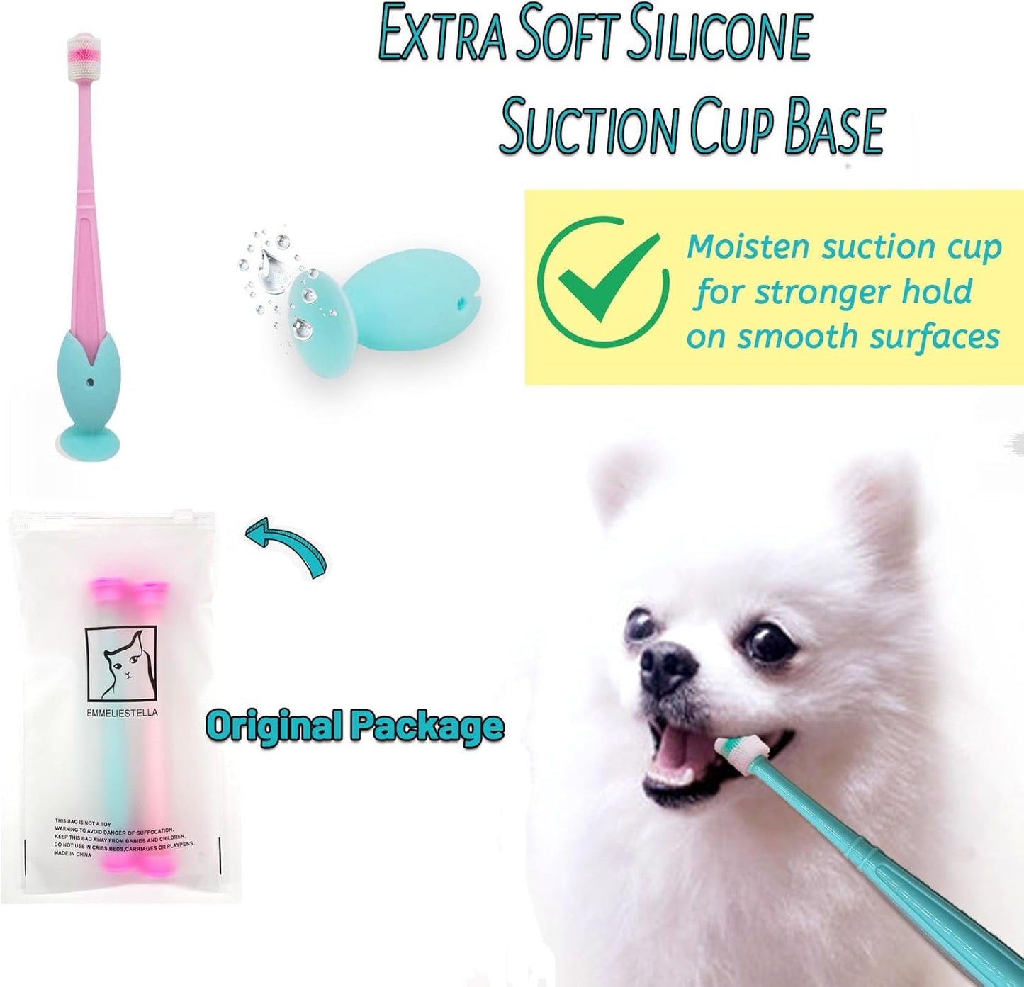 by Emmeliestella Small Dog&Cat Toothbrush