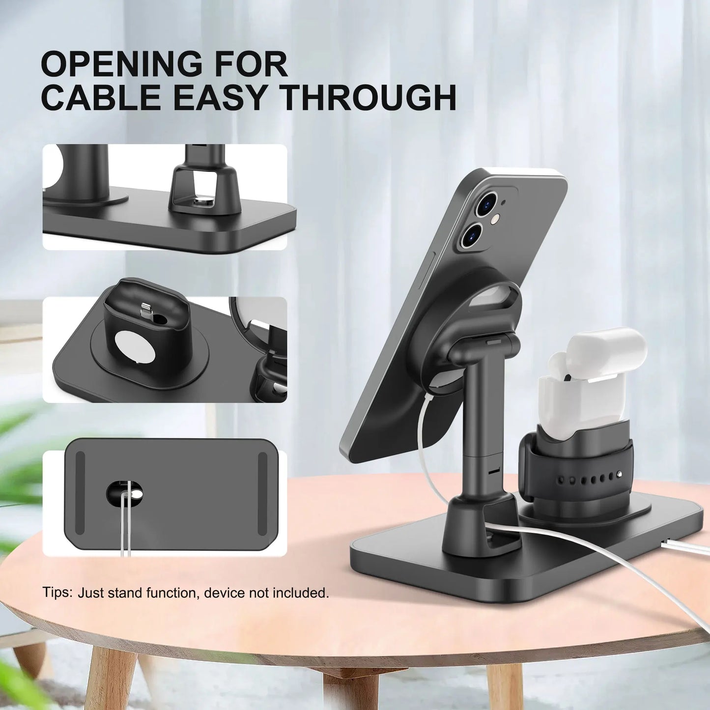 3-in-1 Fast Charging Dock for iPhone, Apple Watch & AirPods