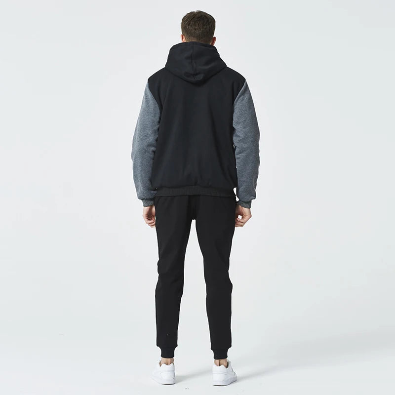 Men's Camouflage Fleece Jacket – Thick, Warm & Stylish Winter Coat