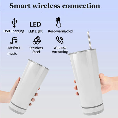 Bluetooth Speaker Insulated Tumbler