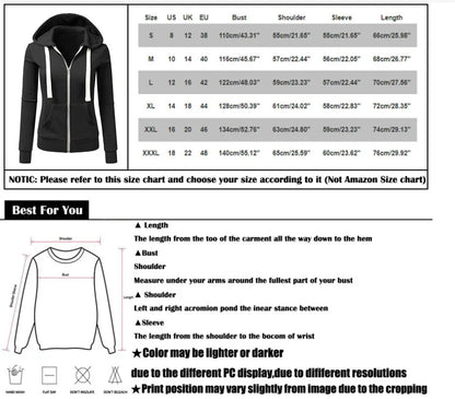 2024 AW Women's Sporty Zip-Up Woolen Hoodie