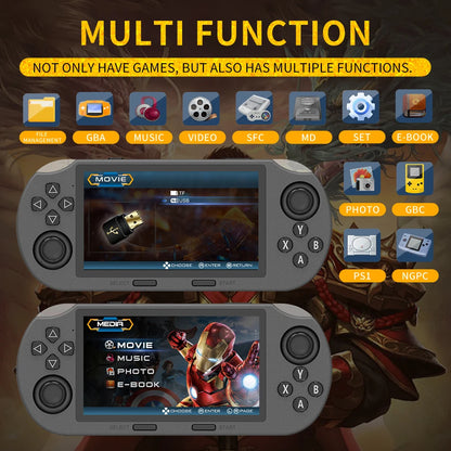 SF3000 Mini Retro Handheld Game Console – 4.5" IPS, 20,000+ Games