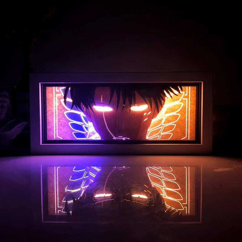 "Demon Slayer" Anime Light Box Remote Controlled LED Night Lamp – Perfect for Anime Lovers!
