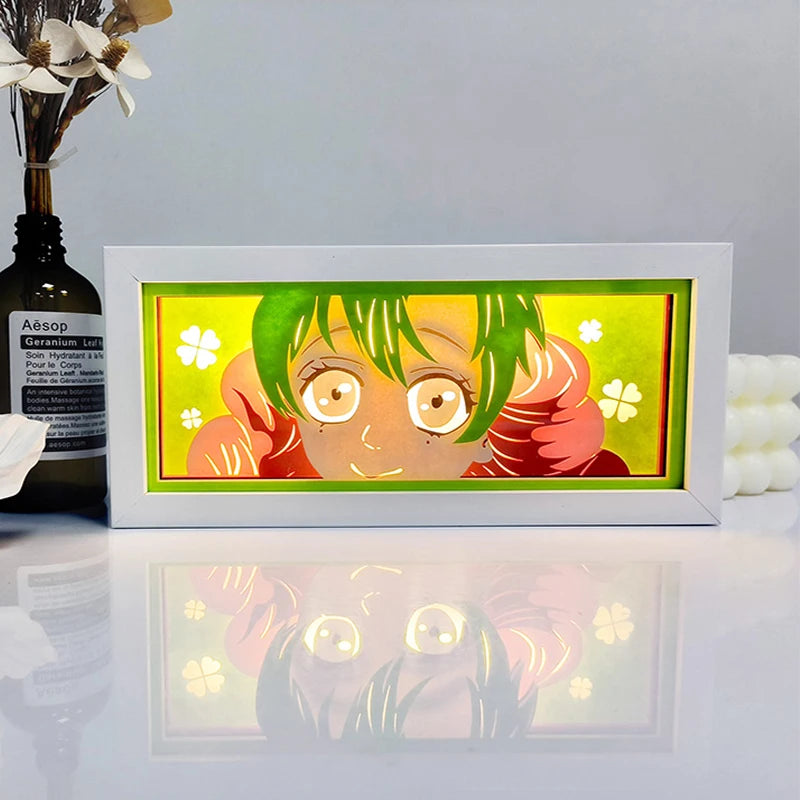 "Demon Slayer" Anime Light Box Remote Controlled LED Night Lamp – Perfect for Anime Lovers!