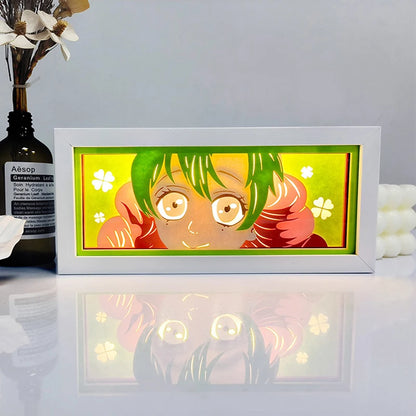 "Demon Slayer" Anime Light Box Remote Controlled LED Night Lamp – Perfect for Anime Lovers!