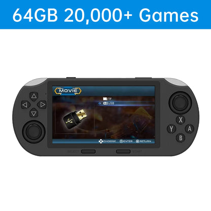 SF3000 Mini Retro Handheld Game Console – 4.5" IPS, 20,000+ Games