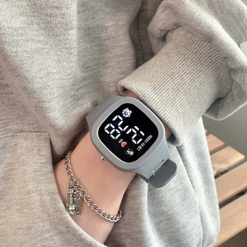 Bold and Bright: Digital Sports Watch for Kids and Adults