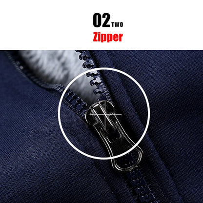 Men's Camouflage Fleece Jacket – Thick, Warm & Stylish Winter Coat