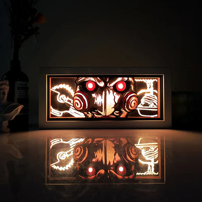 "Demon Slayer" Anime Light Box Remote Controlled LED Night Lamp – Perfect for Anime Lovers!
