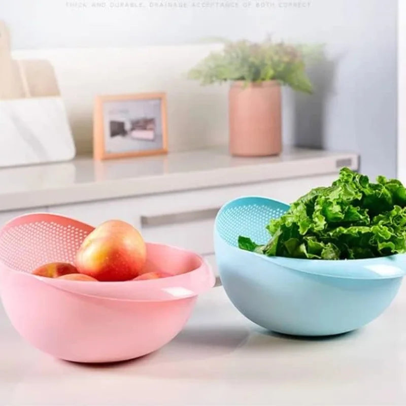 Rice Washer & Strainer Bowl