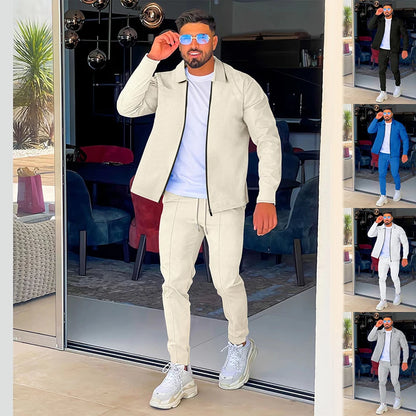 2024 Men's Fashion West Coast Style Breathable Sporty Suit for Business or Casual