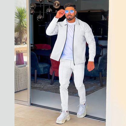 2024 Men's Fashion West Coast Style Breathable Sporty Suit for Business or Casual