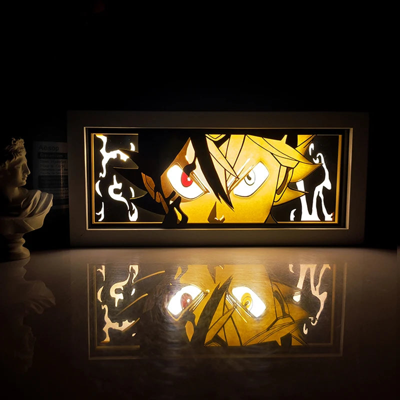 "Demon Slayer" Anime Light Box Remote Controlled LED Night Lamp – Perfect for Anime Lovers!