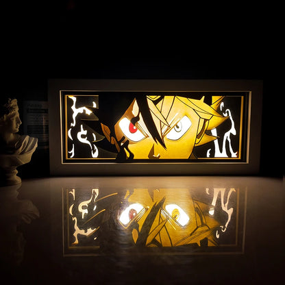 "Demon Slayer" Anime Light Box Remote Controlled LED Night Lamp – Perfect for Anime Lovers!