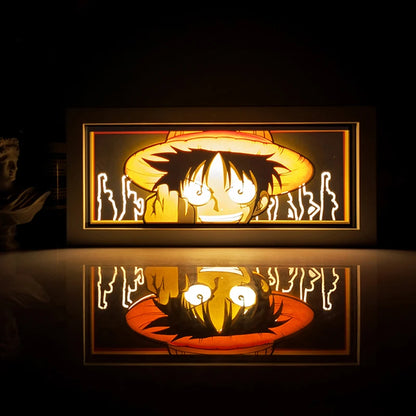 "Demon Slayer" Anime Light Box Remote Controlled LED Night Lamp – Perfect for Anime Lovers!