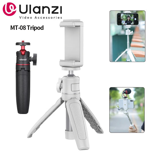Ulanzi MT-08 Mini Tripod – Compact DSLR & Smartphone Stand
