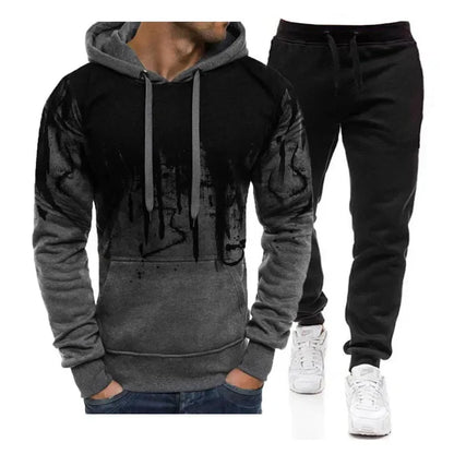 Men's Hoodie Fashion Print Men's Leisure Sports Wear
