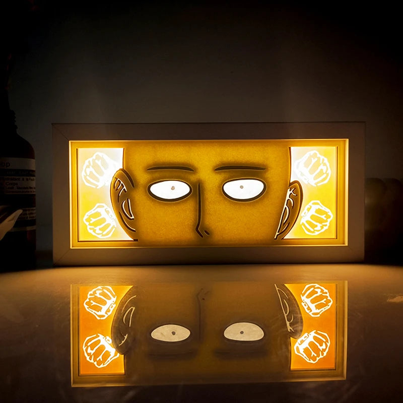 "Demon Slayer" Anime Light Box Remote Controlled LED Night Lamp – Perfect for Anime Lovers!