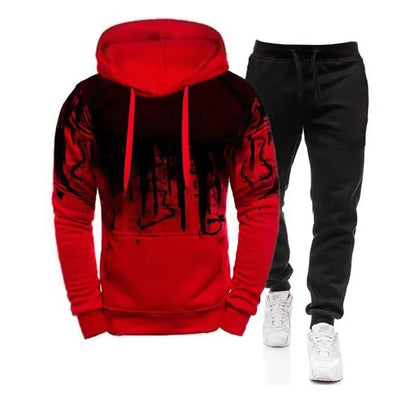 Men's Hoodie Fashion Print Men's Leisure Sports Wear