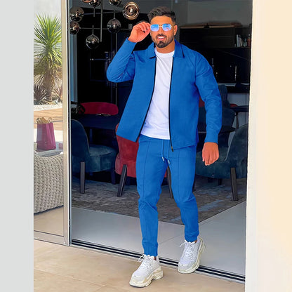 2024 Men's Fashion West Coast Style Breathable Sporty Suit for Business or Casual