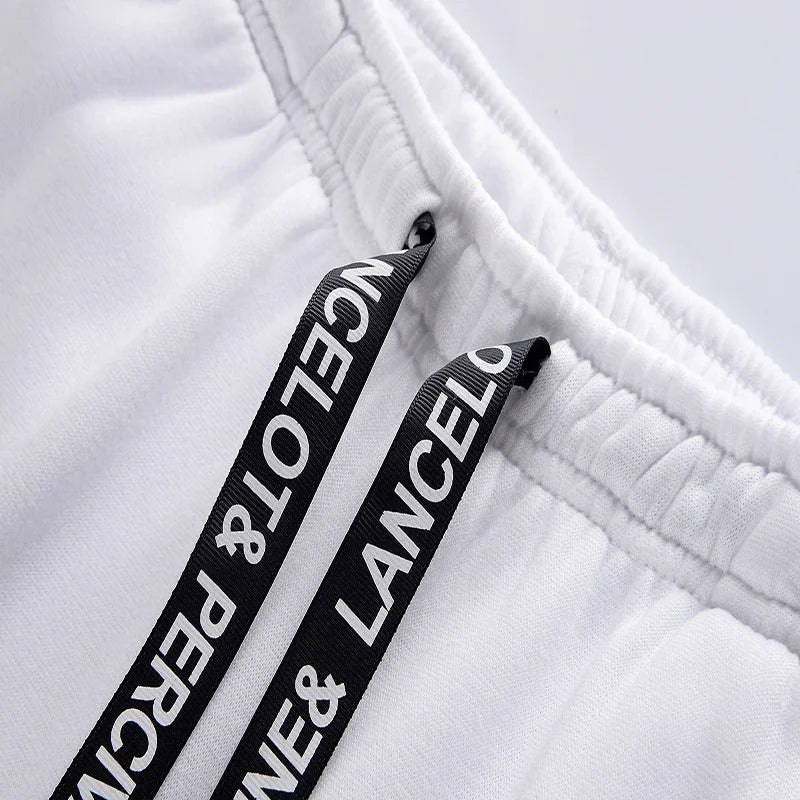 Men's Versatile Printed Tracksuit – Casual Streetwear Hoodie & Joggers