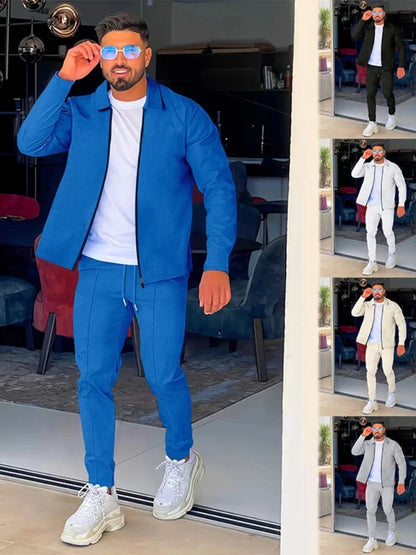 2024 Men's Fashion West Coast Style Breathable Sporty Suit for Business or Casual