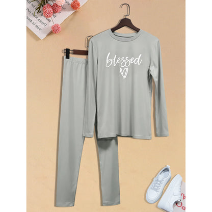 Blessed Print Two-Piece Set