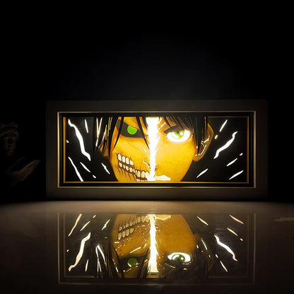 "Demon Slayer" Anime Light Box Remote Controlled LED Night Lamp – Perfect for Anime Lovers!