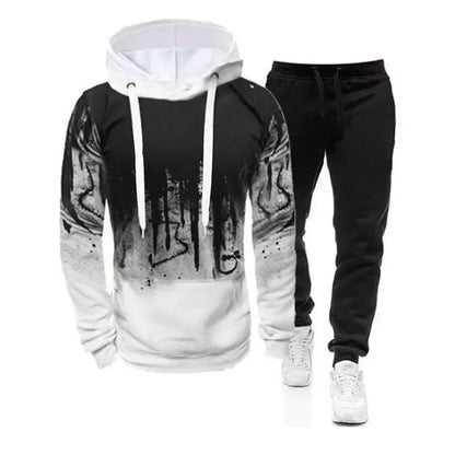 Men's Hoodie Fashion Print Men's Leisure Sports Wear