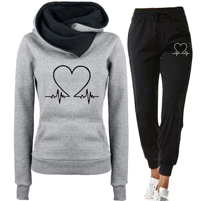 Women's Winter Hoodie & Jogger Tracksuit