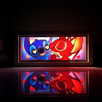"Demon Slayer" Anime Light Box Remote Controlled LED Night Lamp – Perfect for Anime Lovers!