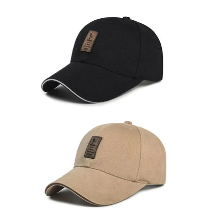 Premium Four Seasons Cotton Baseball Cap – Men's Sports Hat | Authentic & Stylish
