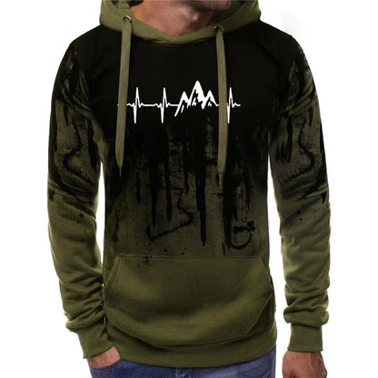 Men's Hoodie Fashion Print Men's Leisure Sports Wear