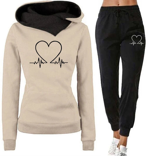 Women's Winter Hoodie & Jogger Tracksuit