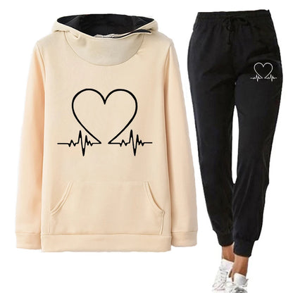 Women's Winter Hoodie & Jogger Tracksuit