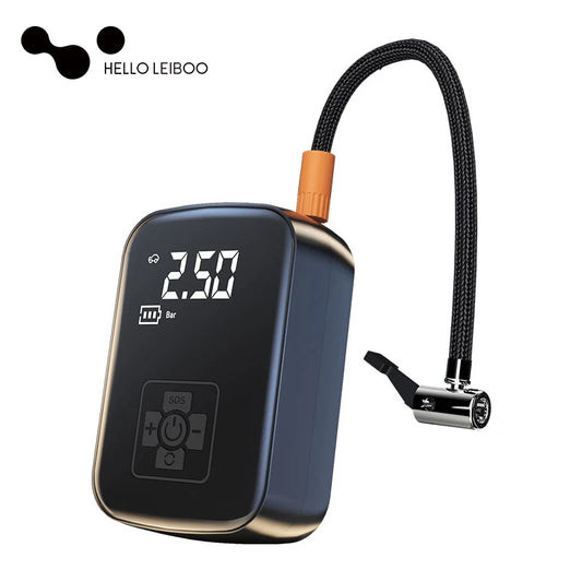 Compact Wireless Car Tire Inflator with Digital Display