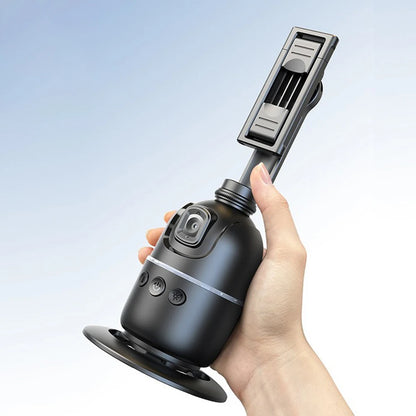 TrackMate 360° Auto Phone Tripod – Hands-Free Face Tracking with Remote & Gesture Control