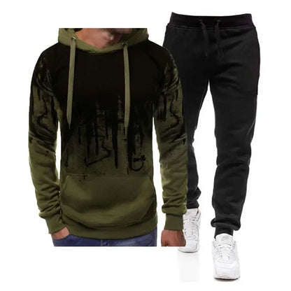 Men's Hoodie Fashion Print Men's Leisure Sports Wear