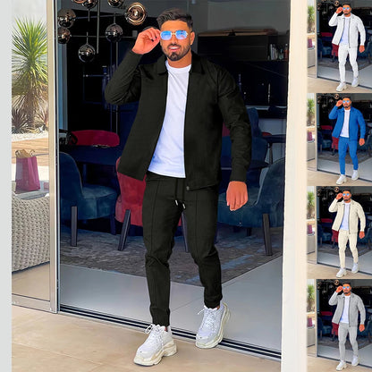 2024 Men's Fashion West Coast Style Breathable Sporty Suit for Business or Casual