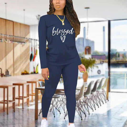 Blessed Print Two-Piece Set