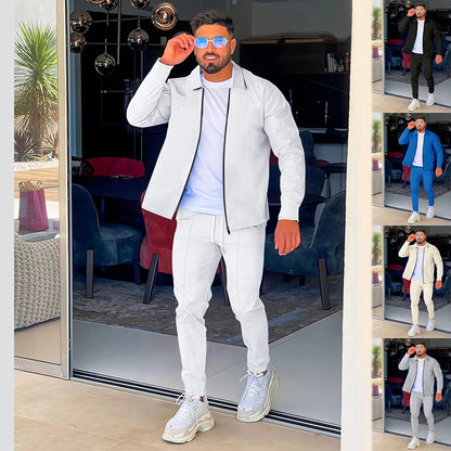 2024 Men's Fashion West Coast Style Breathable Sporty Suit for Business or Casual