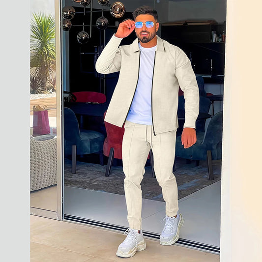2024 Men's Fashion West Coast Style Breathable Sporty Suit for Business or Casual