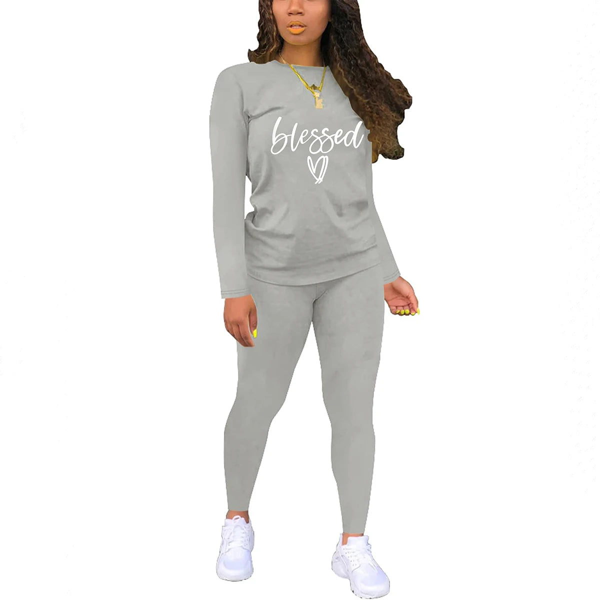 Blessed Print Two-Piece Set
