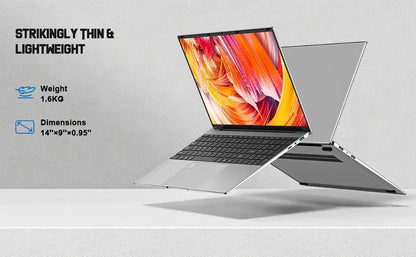 15.6" Portable Laptop, 32GB RAM, 2TB SSD, Windows 11, 4K, Backlit, Fingerprint, Intel N5095